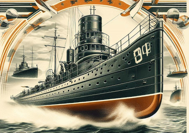 De Kaloin U-Boot-Mannschaft